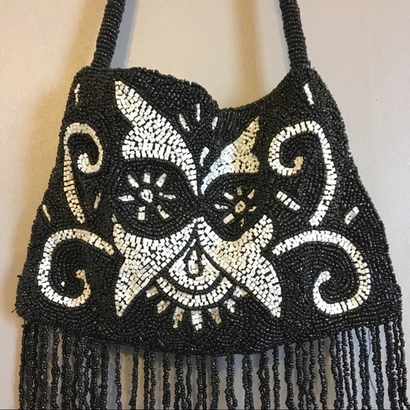Vintage Beaded Cat Purse  - Picture 2 of 3